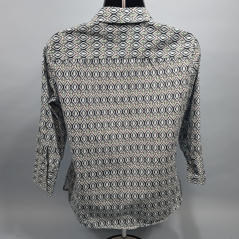 Foxcroft Wrinkle Free Button Down Statement Sleev… - image 3